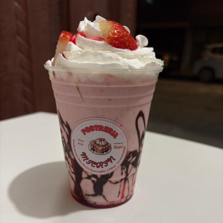 Frappe de Fresas con Crema