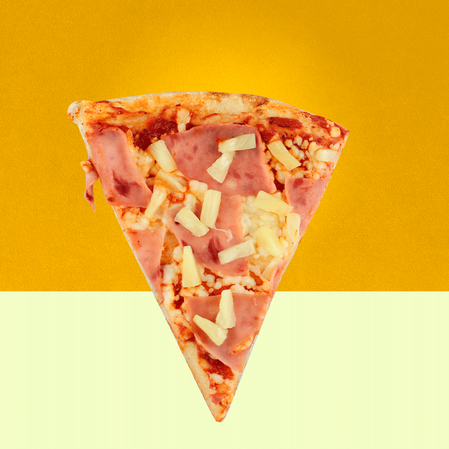 Rebanada de Pizza Hawaiana C