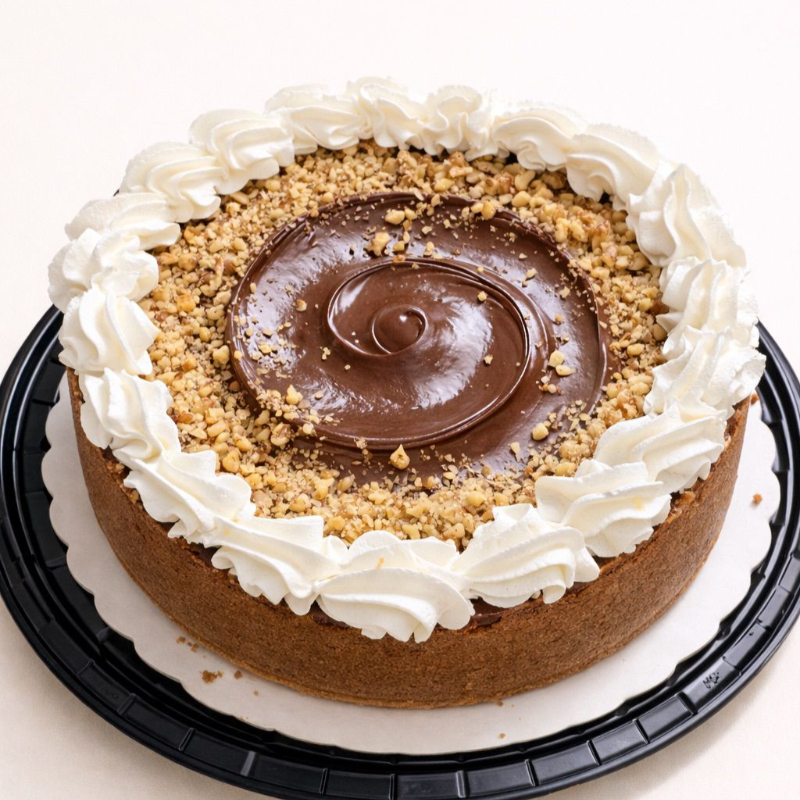 MEGA Pastel de Queso Nutella