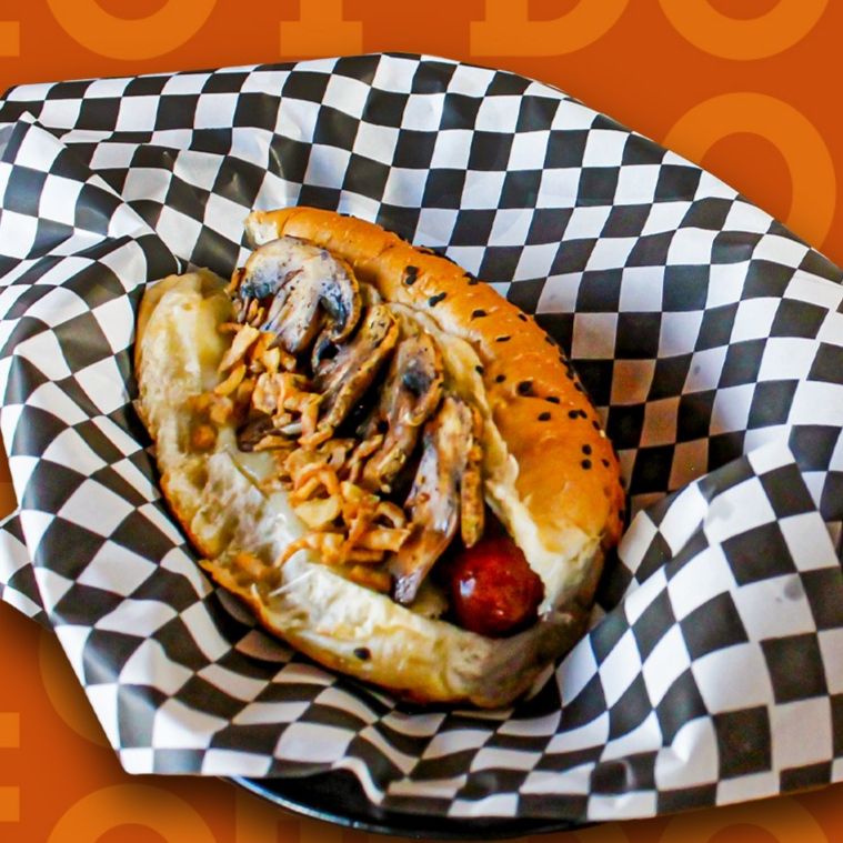 Hot dog Champiñones