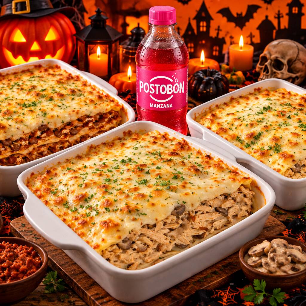 El Festín de Halloween(champ-pollo-mixta+1.5pos)