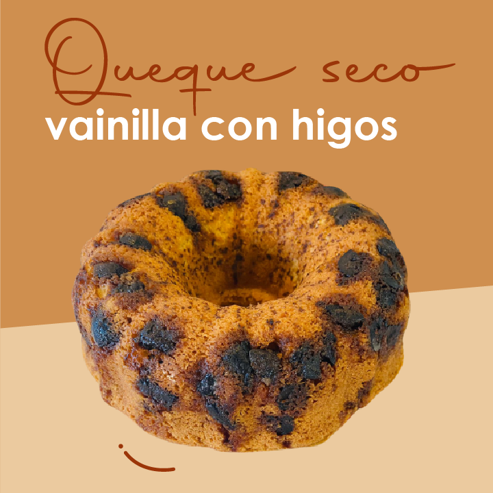 Queque Chimenea Grande Vainilla e Higos