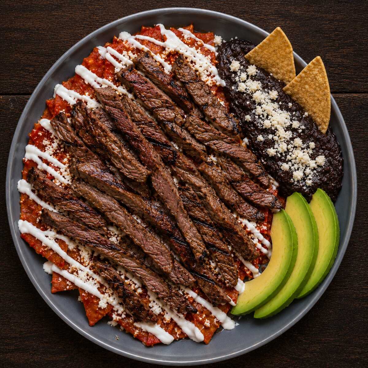 Chilaquiles Arrachera