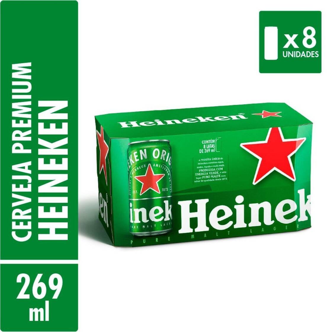 8 unidades - 269ml