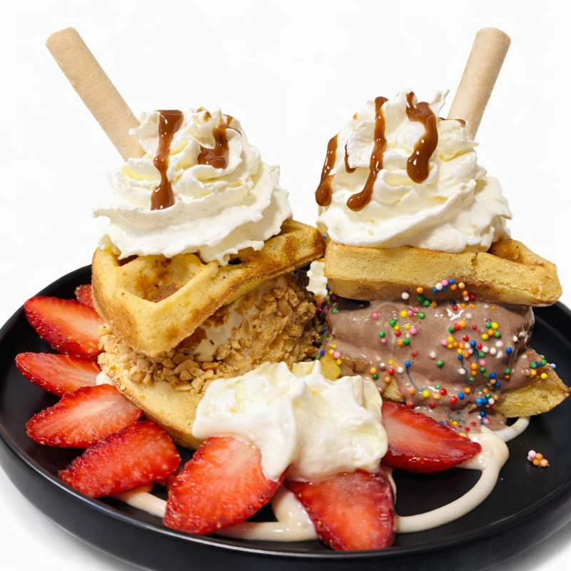 WAFFLE ENSANDUCHADO