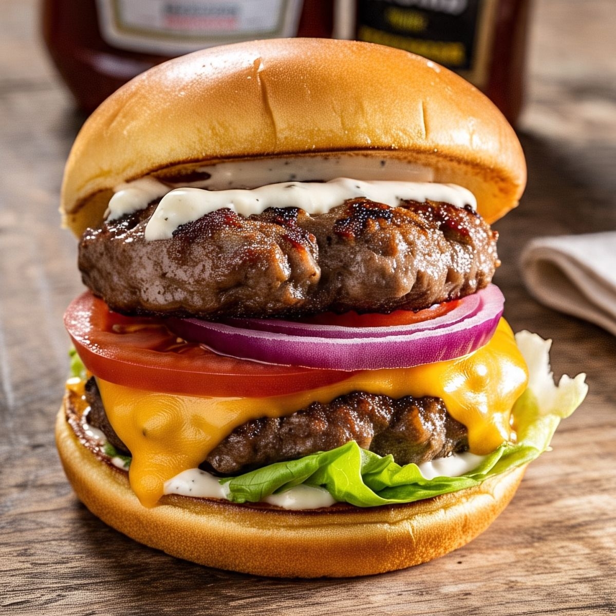 Hamburguesa Doble Rancho