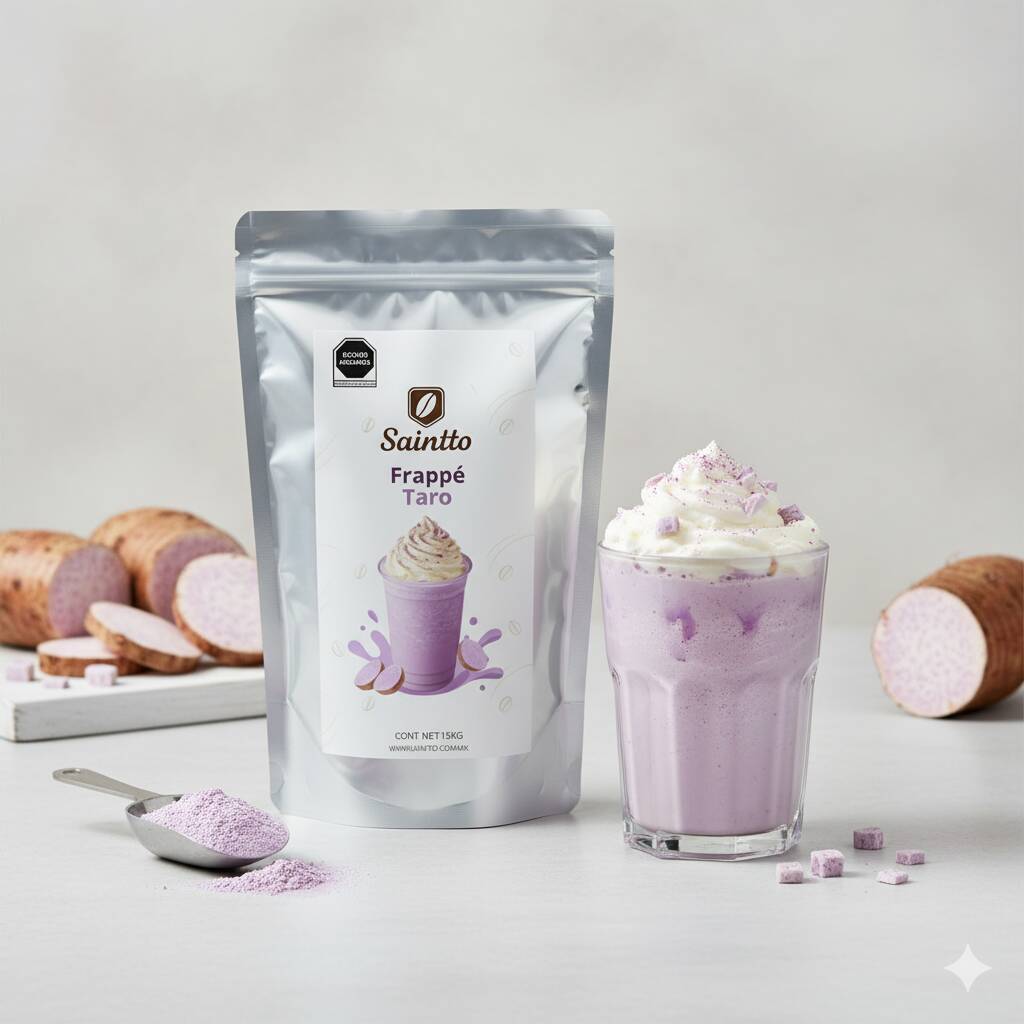 Base En Polvo para Frappé Taro