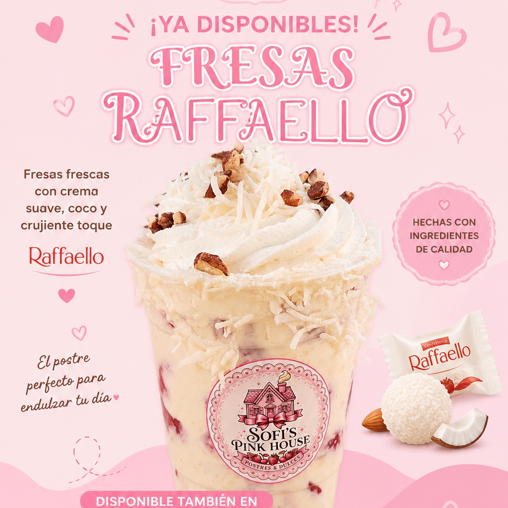Fresas con Crema Raffaello