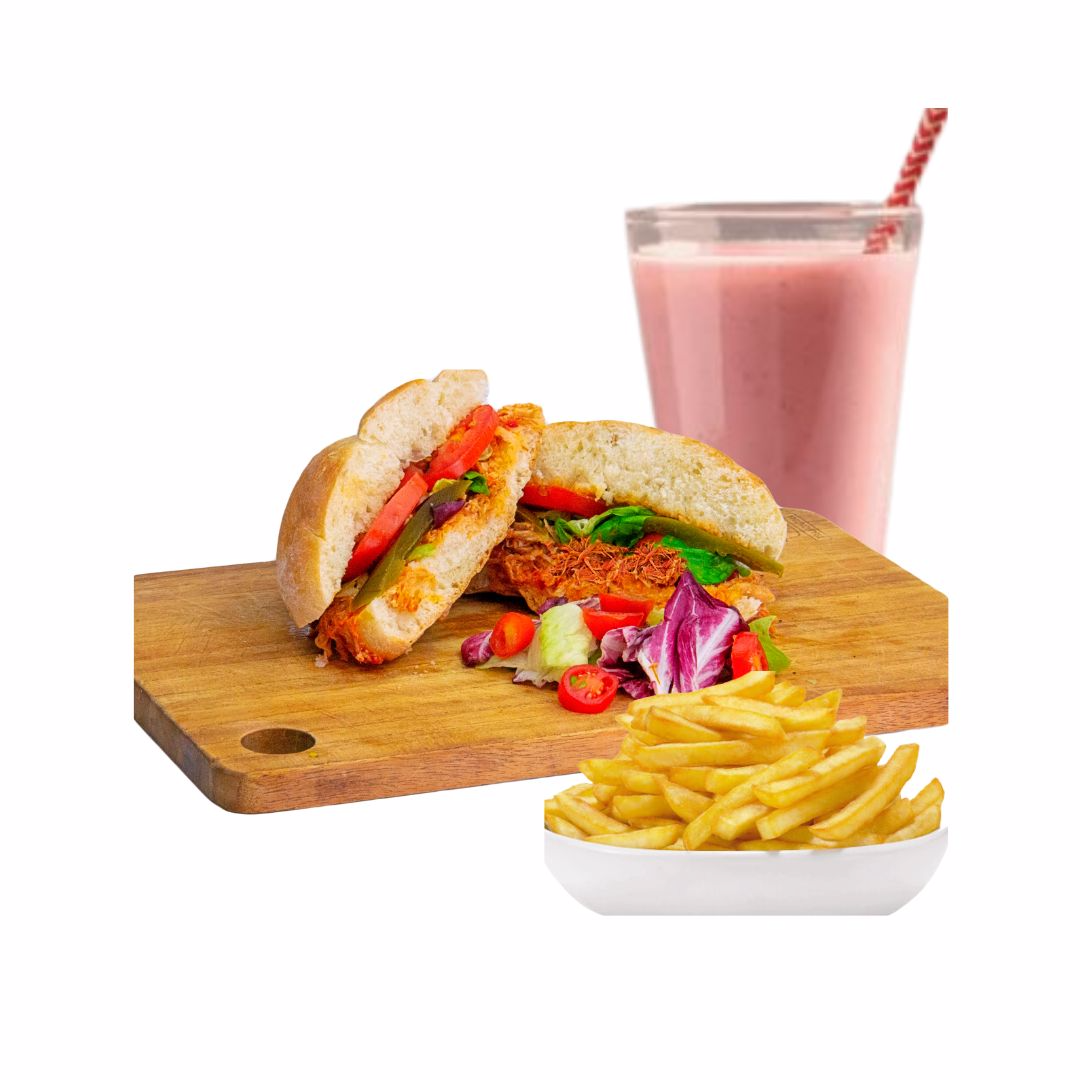 Combo 1 Lonche Pierna con Papas + 1 Agua Fresca