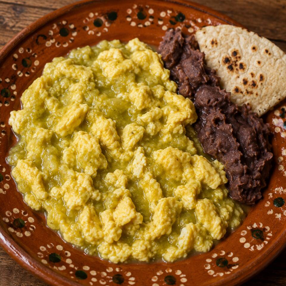 Huevos en Salsa Verde