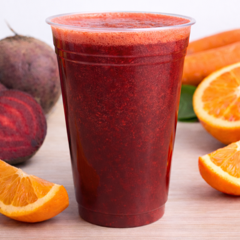 Jugo de Zanahoria, Naranja y Betabel 🥕🍊 🍅