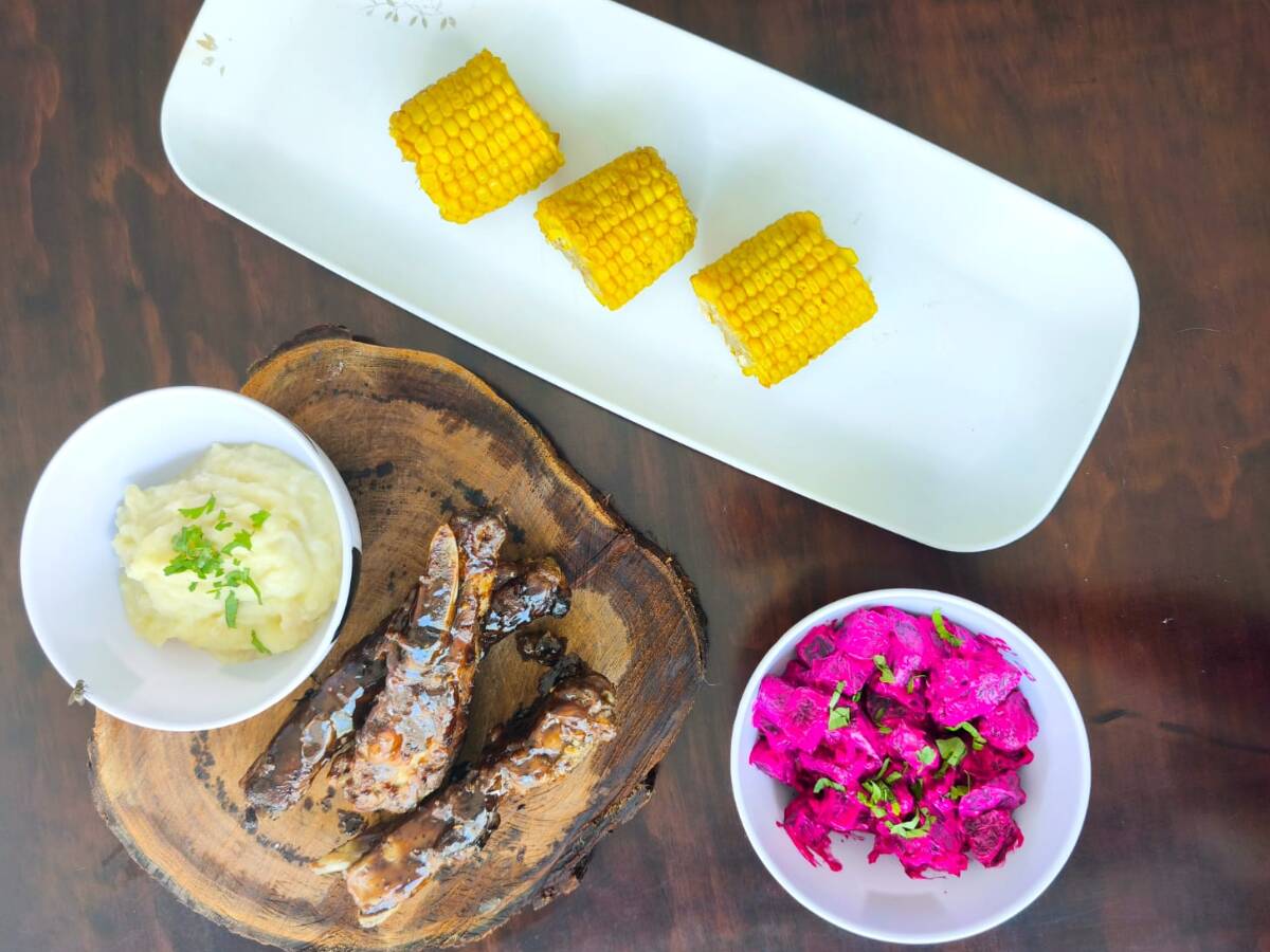 Mextico bbq ribs and fish