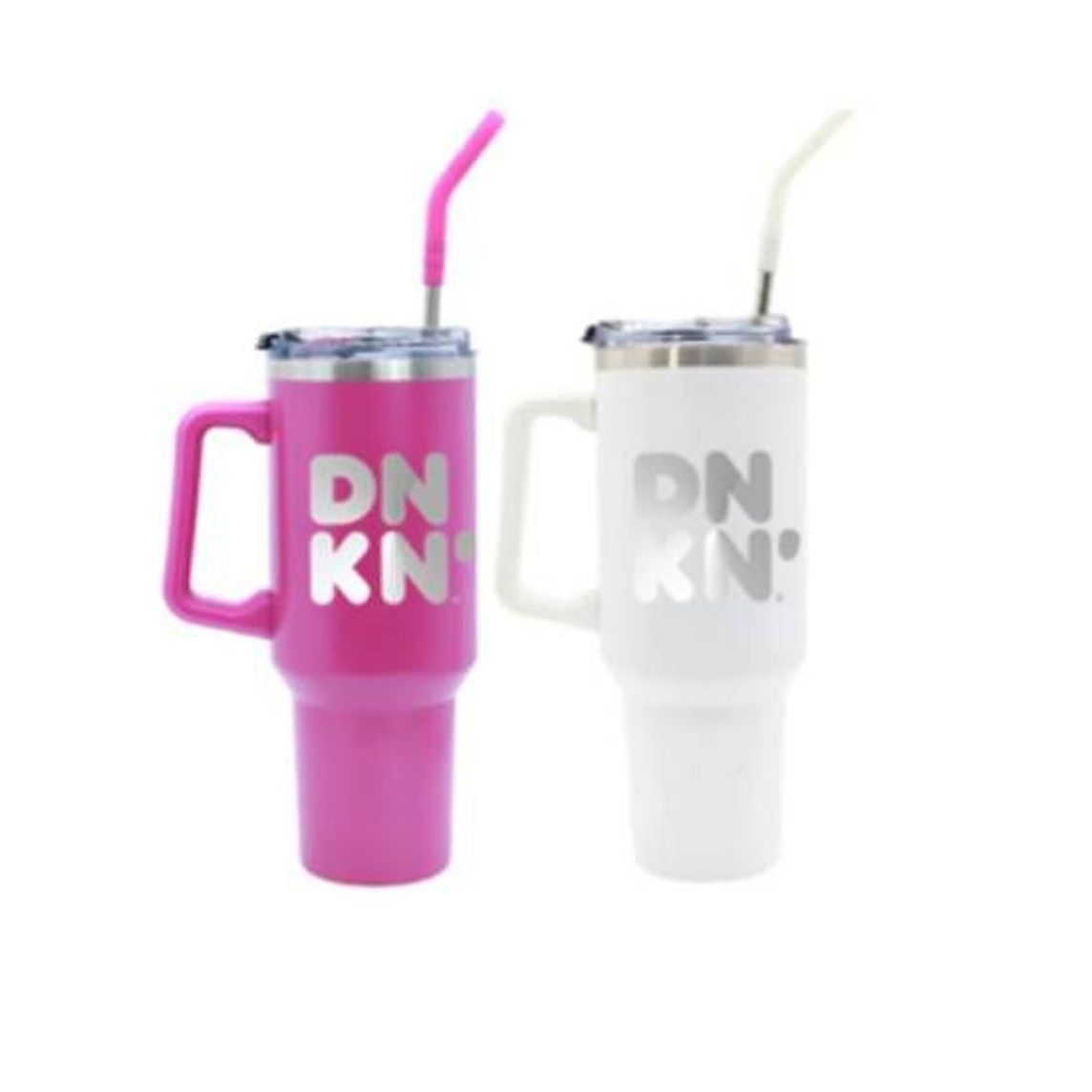 VASO ACERO CON ASA Y POPOTE 40 OZ