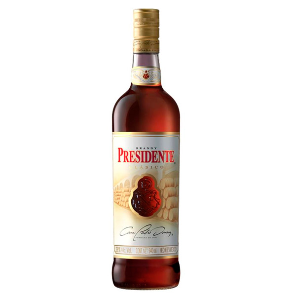 Brandy Presidente Clasico 900 Ml
