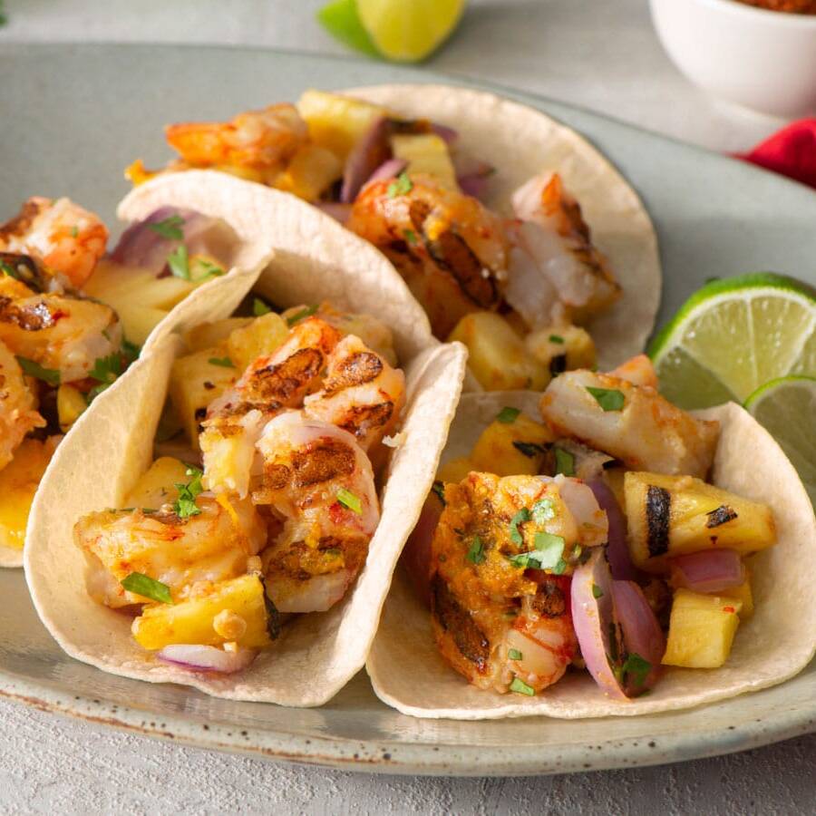 Tacos de Camarón (4 pzs)