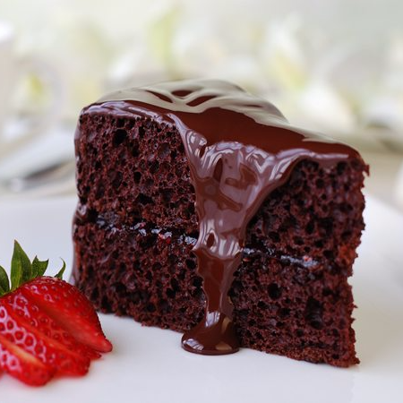 Pastel de Chocolate Matilda Rebanada
