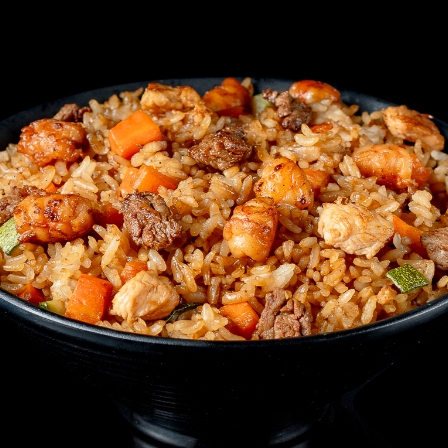 YAKIMESHI POLLO Y RES