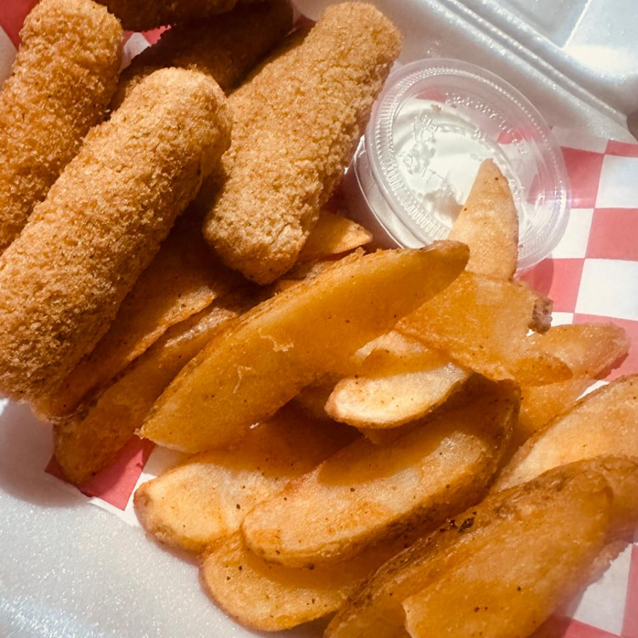 Dedos de Queso + Papas en Gajo