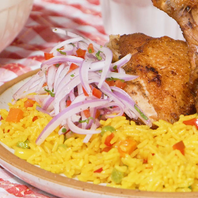 Aji Amarillo y Pollo
