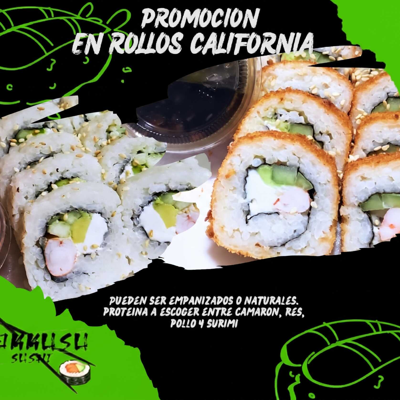 Promoción en Rollos California