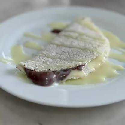 tapioca de leite condensado com nutella