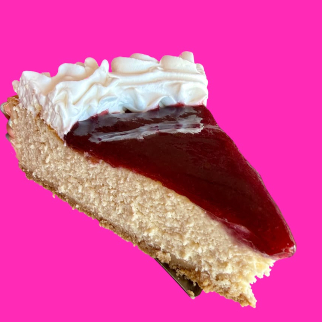Rebanada de Cheesecake De Zarzamora