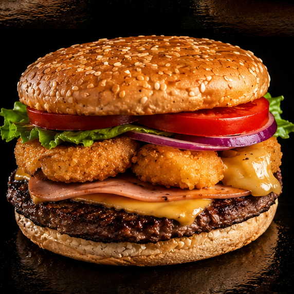 Cangreburger Queso Estirado