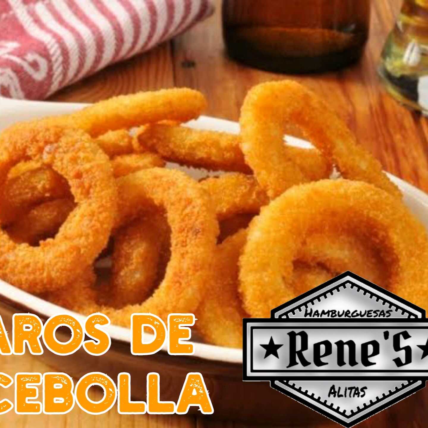 5 Aros de cebolla