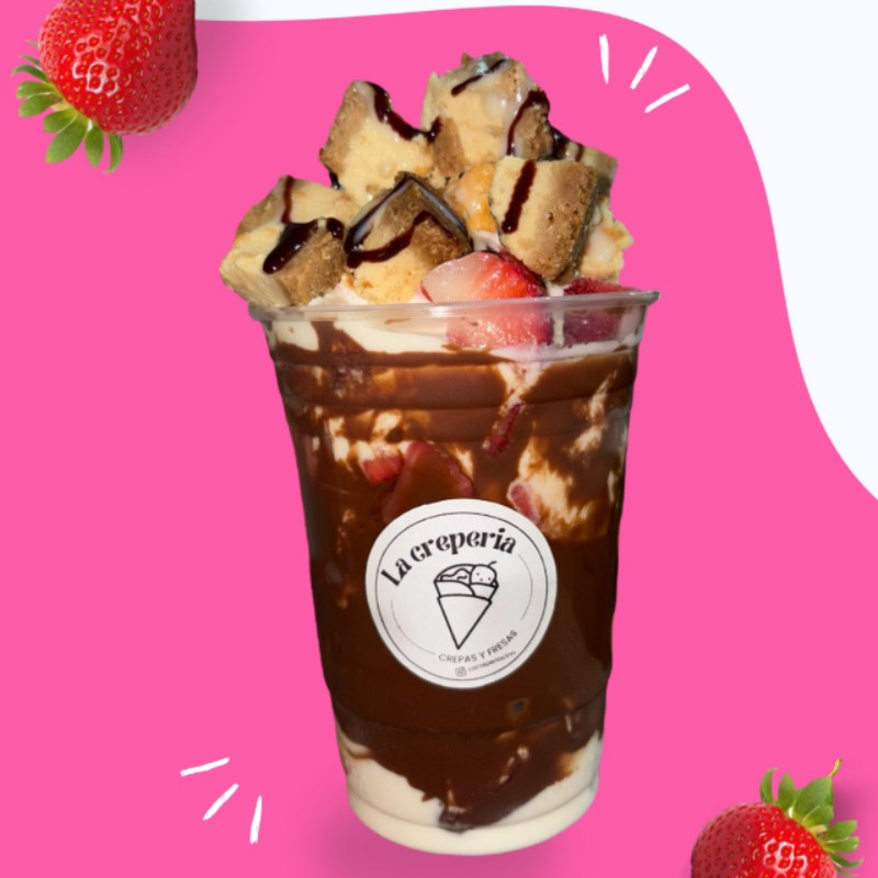 Fresas Con Crema Y Pay De Queso Grandes