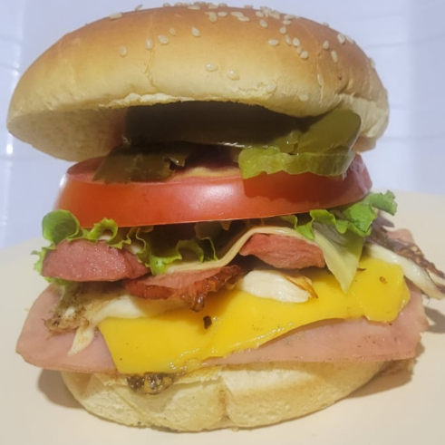 Hamburguesa 3 Quesos