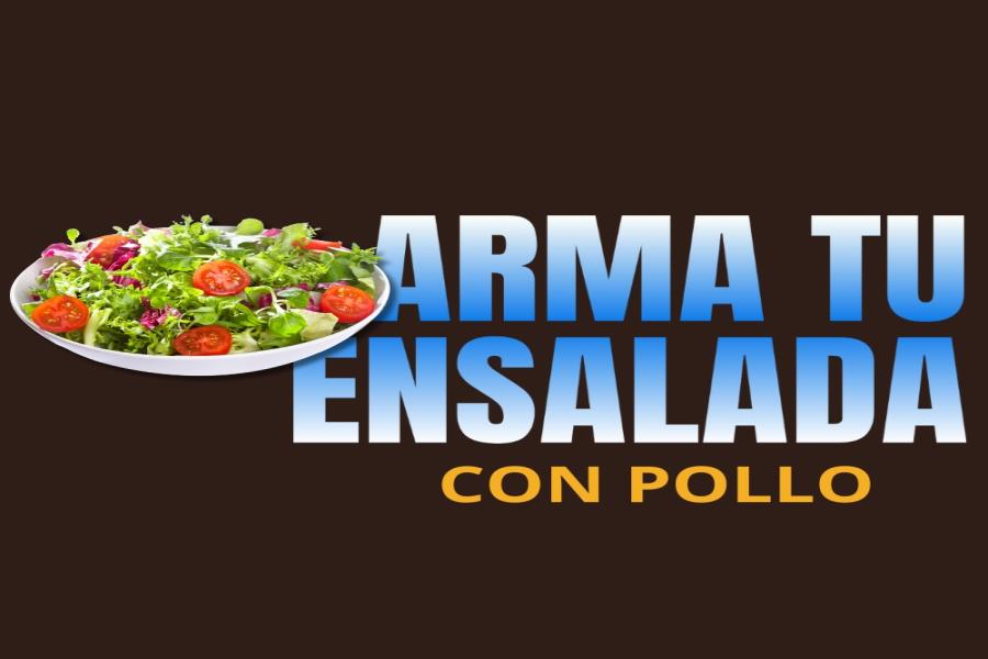 ARMA TU ENSALADA CON POLLO