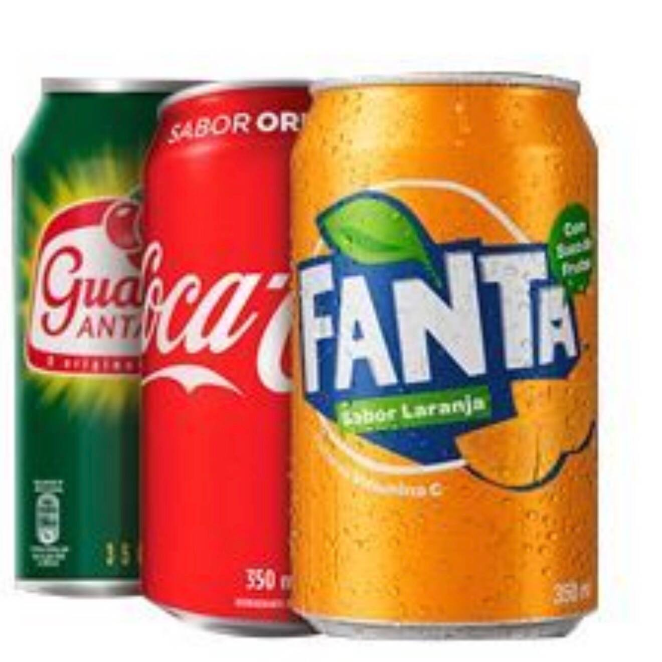 coca-cola / guarana antartica / fanta laranja