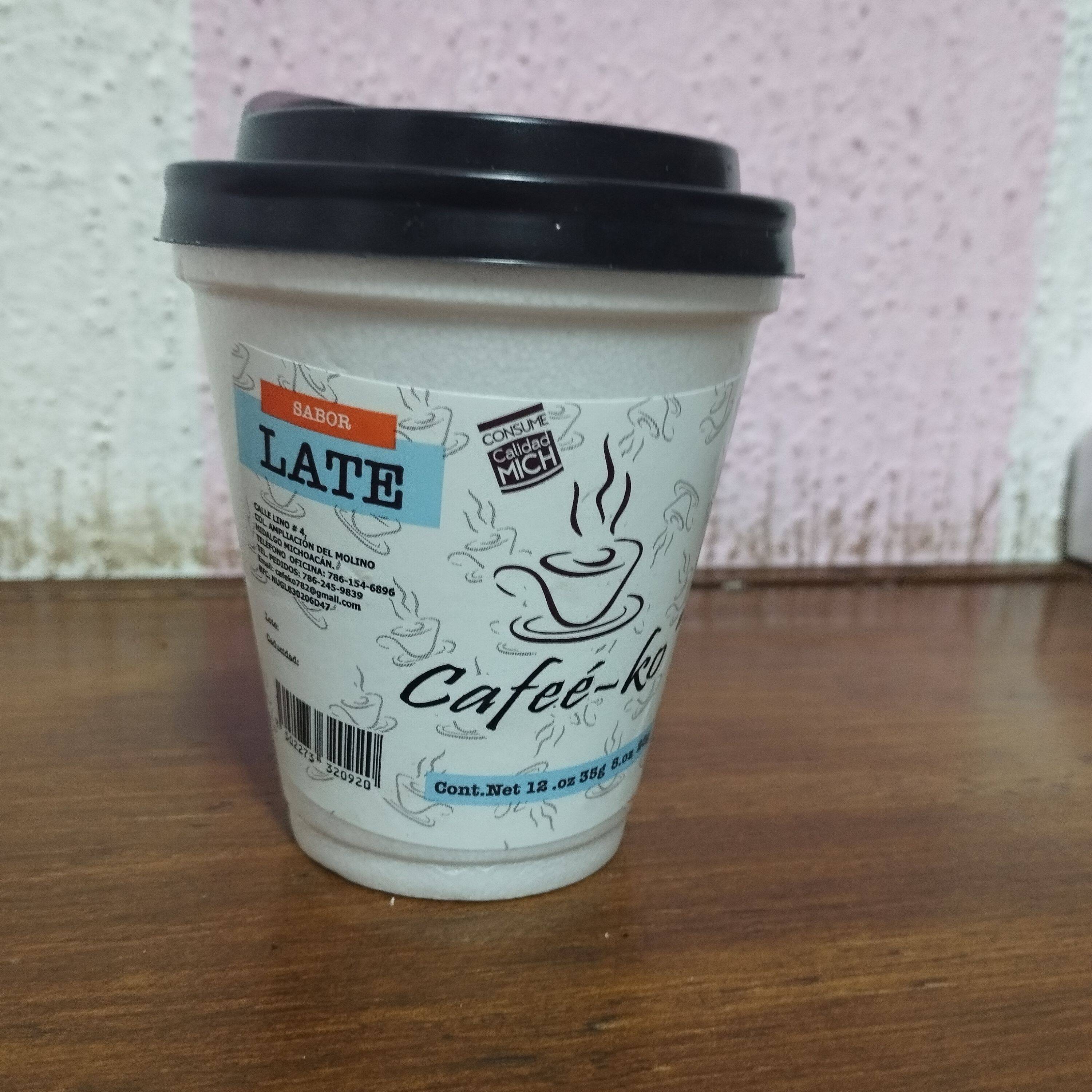 Café sabor late 12 oz