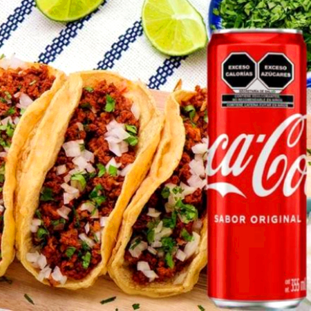 4 Tacos de Longaniza + Refresco