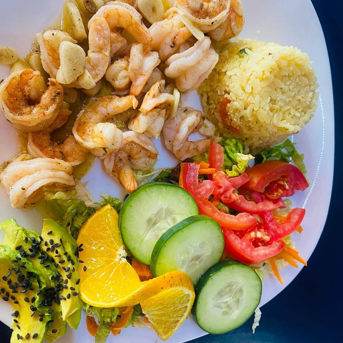 Camarones al Ajillo