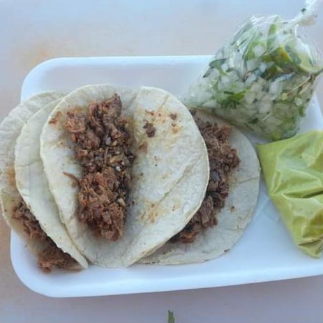 Orden 4 Tacos Barbacoa