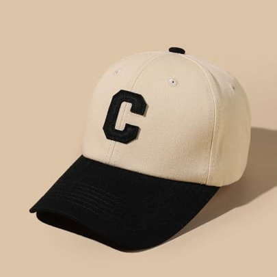 Gorra de Beisbol Letra C Unisex