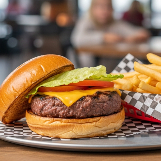 Hamburguesa de Rib Eye Infantil