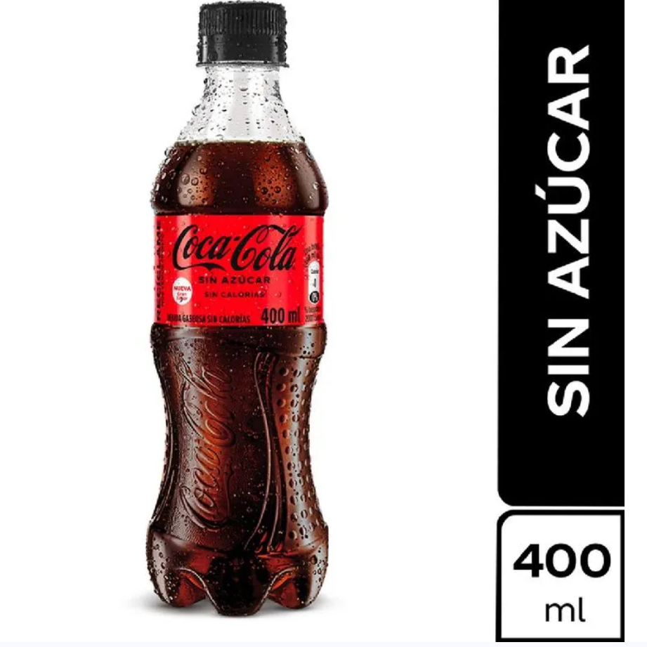 Gaseosa Coca-Cola Zero 400 ml
