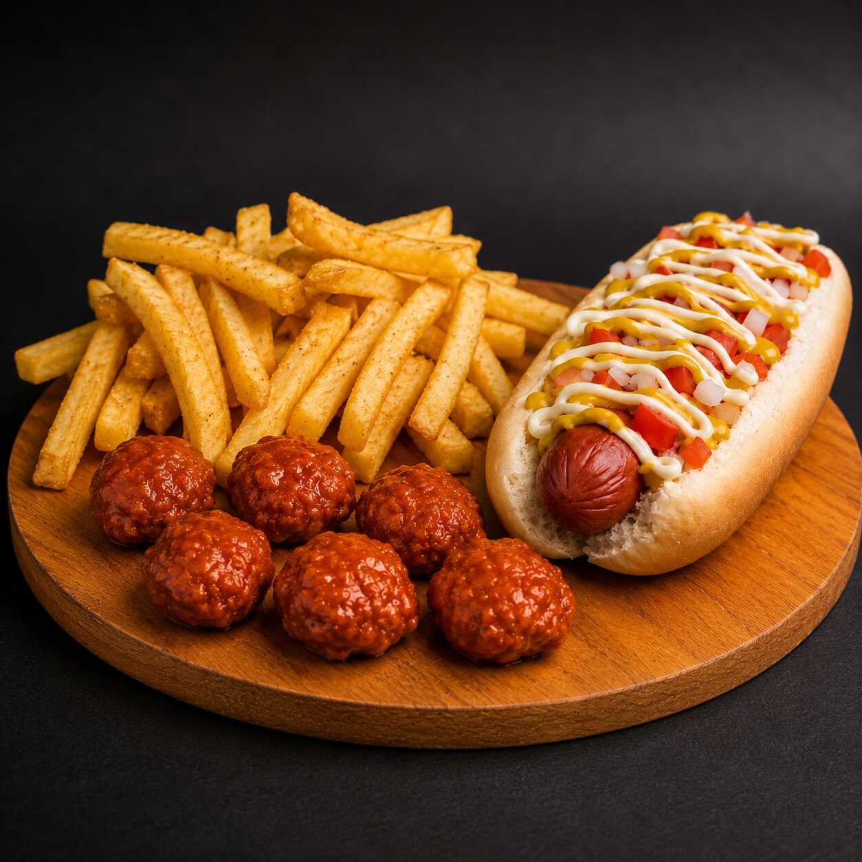 Hot Dog + 6 Pz Boneless + Papas