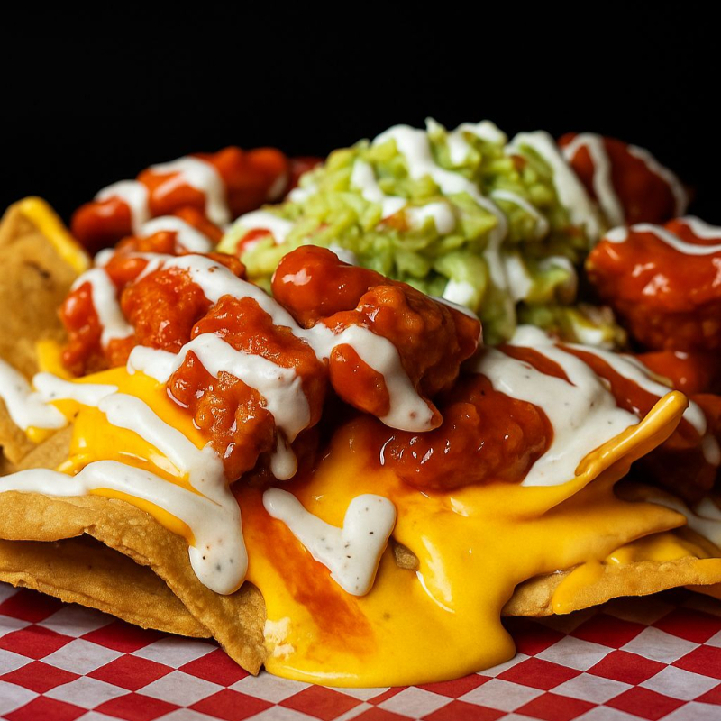 Nachos con Boneless