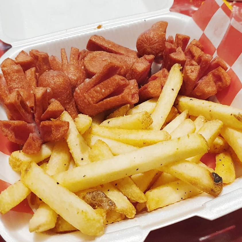 Salchiulpos con Papas