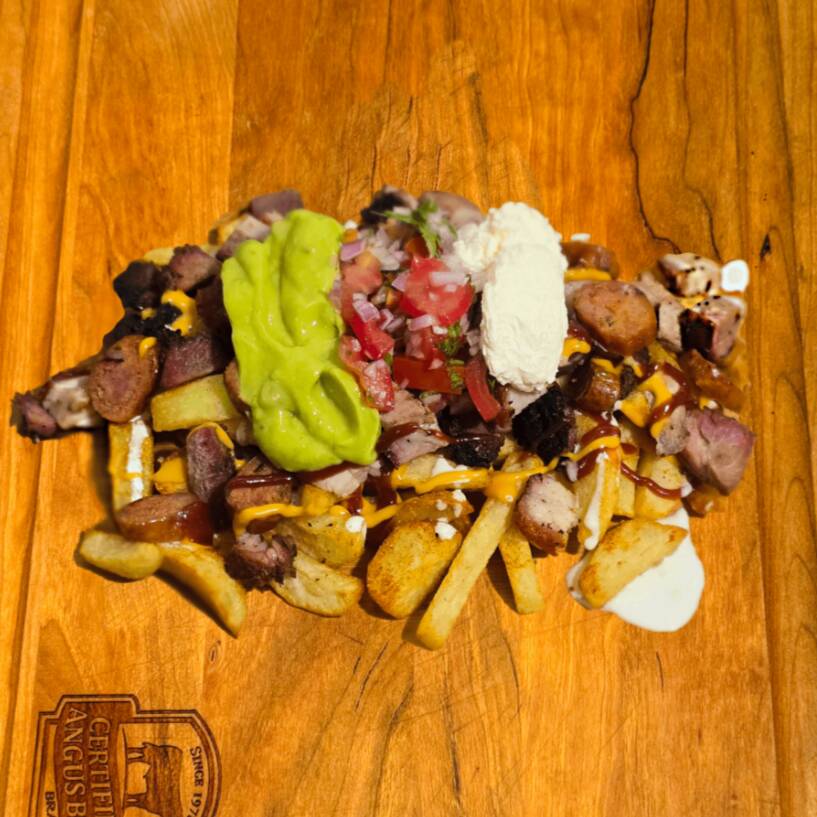 Salchipapa al Barril