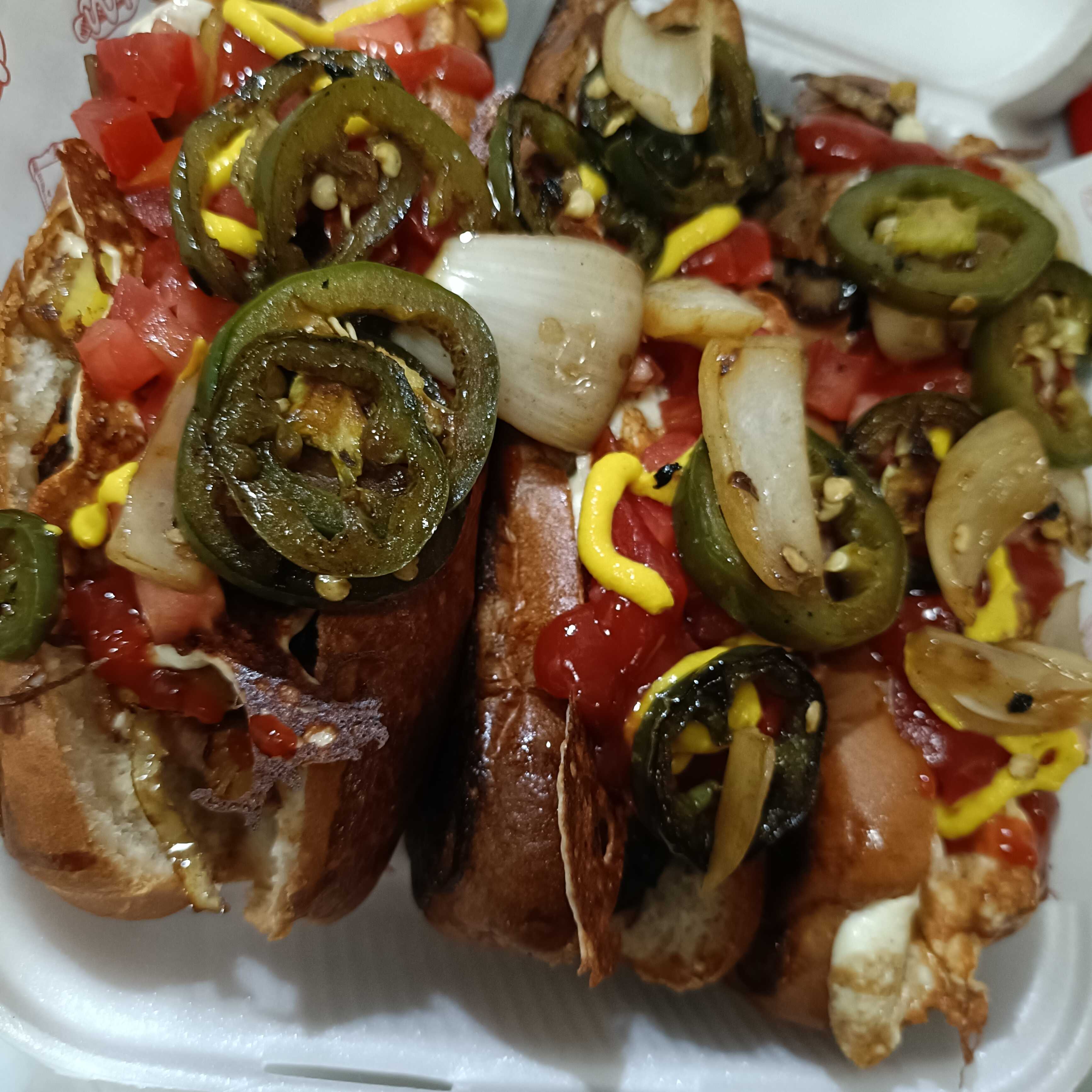 Hot dog de la casa