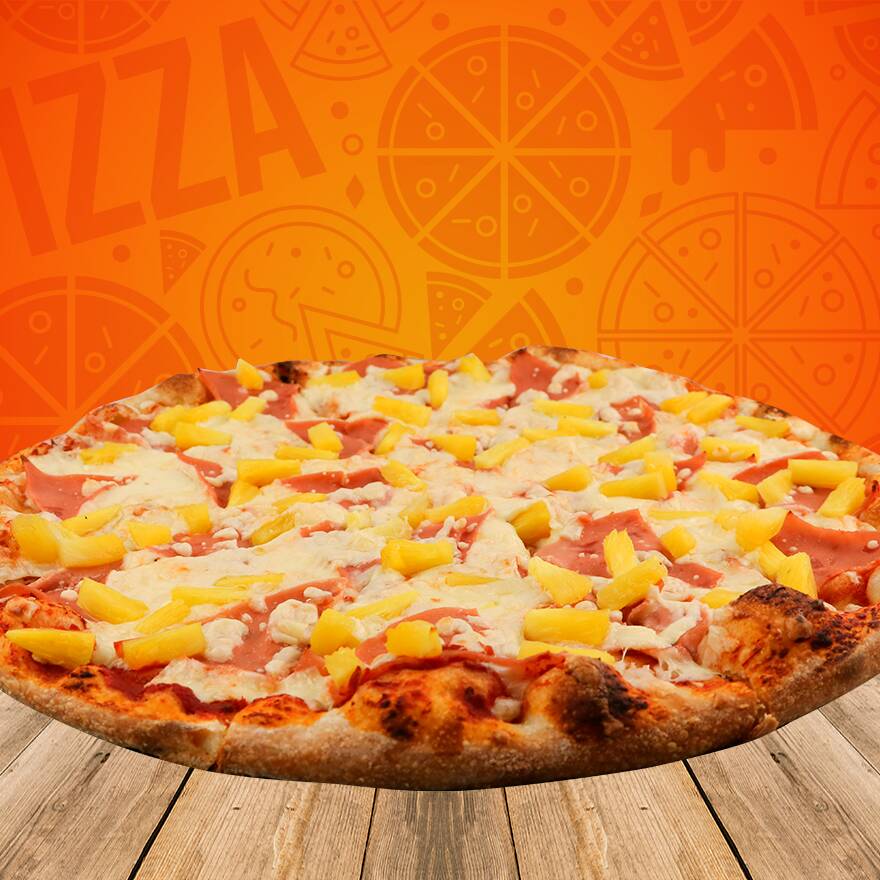 Pizza Gourmet Jamón & Piña Venti