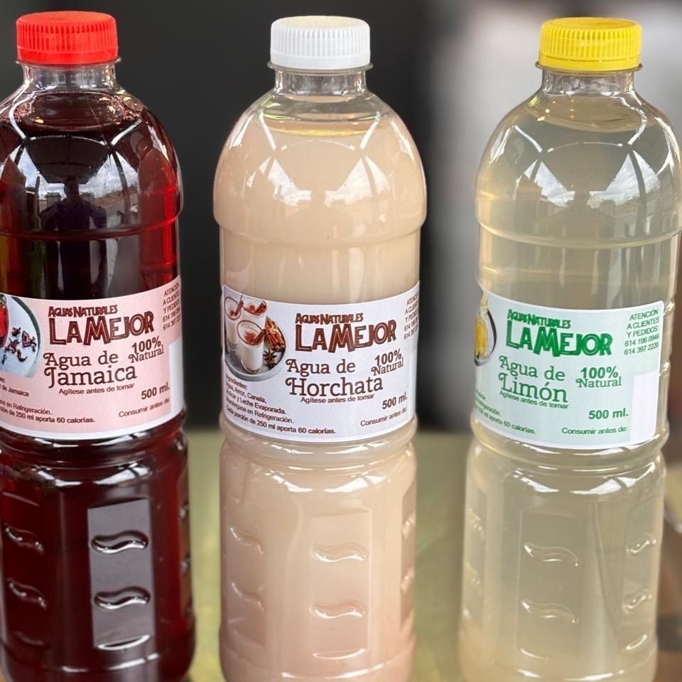 Agua fresca medio litro