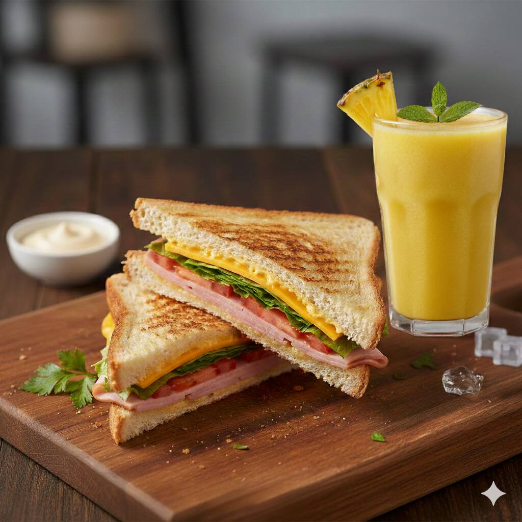 Sándwich + Jugo Piña