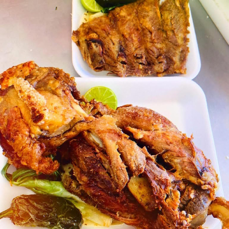 Combo 1 pa ke te llenes-Chamorro+ 1/2 Costilla.