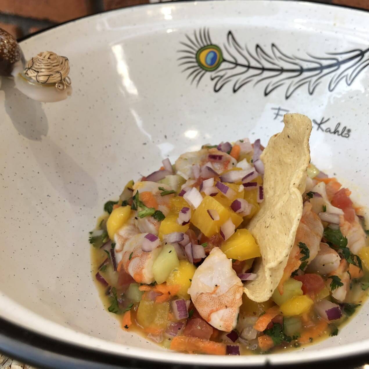 Tostada de Cevichito Mío (Camarón)