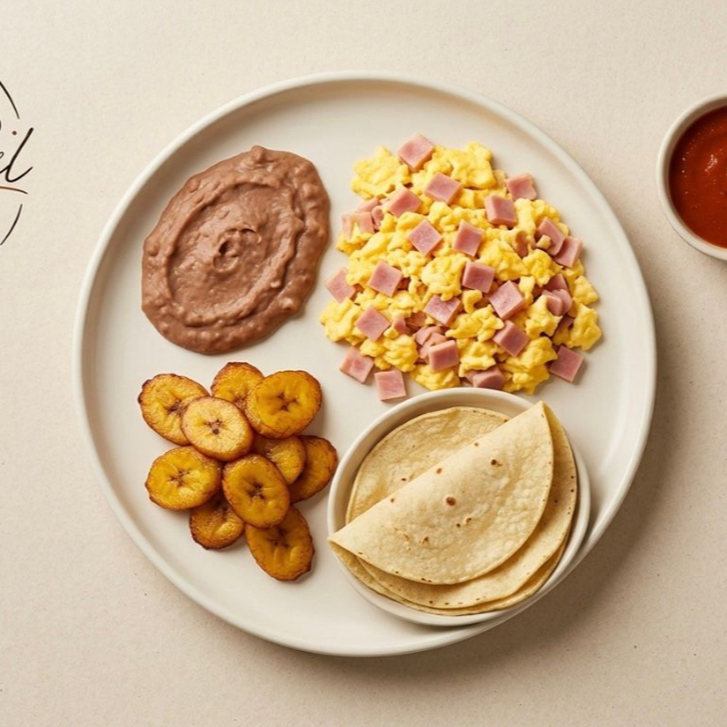 Huevo con Jamón